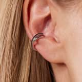 Zilveren earcuff met zirkonia