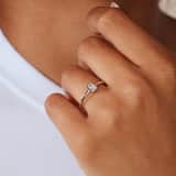 Silberner Ring mit Zirkonia