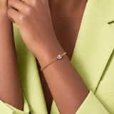 Stainless steel armband met geboortesteen zirkonia voor dames