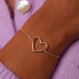 Zilveren goldplated armband