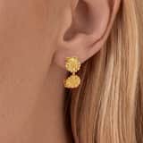 Stainless steel oorringen bloem voor dames