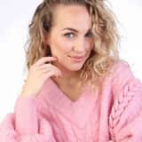 Zilveren ketting&hanger alfabet met zirkonia voor dames