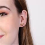 Ohrringe aus 375 Gold, Kugel, 4 mm