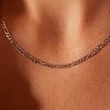 Zilveren kinderschakelketting