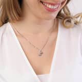 Zilveren hanger geloof, hoop, liefde