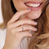 Ring, 925 Silber, mit Zirkonia