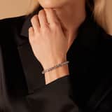 Silbernes Tennisarmband mit Swarovski-Kristallen für Damen