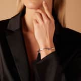 Zilveren armband mat/glans zirkonia