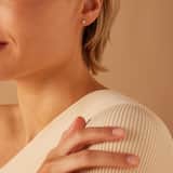 9 karaat oorknoppen met zirkonia 4mm voor dames