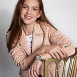 Little Miss Fabulous Kinder Horloge Zilverkleurig
