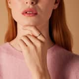 Zilveren ring rhodiumplated