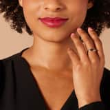 Ring, 585 Gelbgold, Schiene mit Saphir