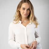 Zilveren ketting gerhodineerd met zirkonia
