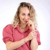 Gedrehte silberne Halskette für Damen