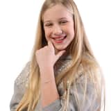 Zilveren kinderarmband dolfijn