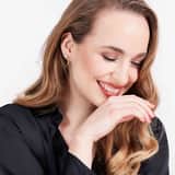 9 Karaat oorknoppen rond met zirkonia