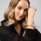 9 Karaat bangle met knoop
