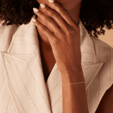 375 Gold gedrehtes Armband mit Gourmet-Gliedern