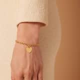 9-karätiges Armband mit Herzanhänger