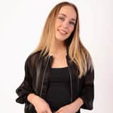 9 karaat ketting met hanger kruis voor dames