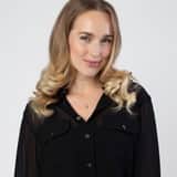 9 karaat ketting met hanger open hart voor dames