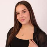 9 karaat ketting met hanger eenhoorn voor dames