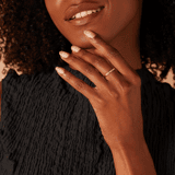 Ring, 585 Gelbgold, mit Diamanten 0,02 ct