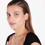 Stainless steel goldplated helixpiercing voor dames