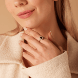 Silberring mit blauem Zirkonia