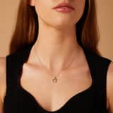 Zilveren ketting&hanger rondjes zirkonia voor dames