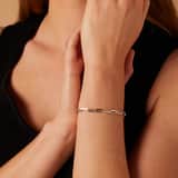 Armband aus 925 Silber, Closed-Forever, 5 mm