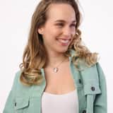 Anhänger Herz-Medaillon aus 925 Silber mit Zirkonia