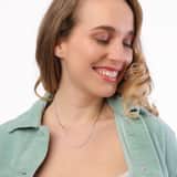 Gerecycled zilveren ketting gourmet schakel voor dames