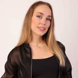 14Karaat gouden tricolor ketting bedels