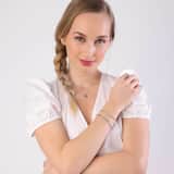 Gerecycled zilveren armband franse gourmet Bali