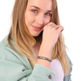Armband aus Edelstahl mit französischem Gourmetglied