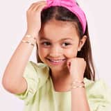 14 Karaat gouden kinder-plaatarmband lieveheersb