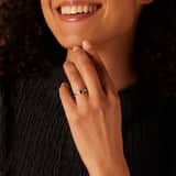 Ovaler Ring aus 585 Gold mit Zirkonia