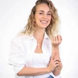 Silberring mit rundem Anhänger