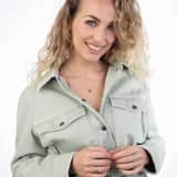 Zilveren ketting&hanger disc sterrenbeeld