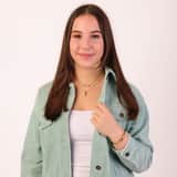 Stainless steel goldplated ketting met hanger bar voor dames