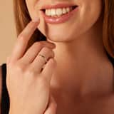 Zilveren ring twist