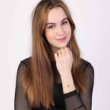 9 karaat armband hart opengewerkt Love