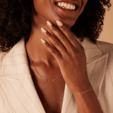 9 karaat set met armband en ketting fantasie