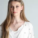 Bijoux goudkleurige haarclip met goudkleurige elementen voor dames