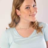 Zilveren choker ketting galaxy sterren voor dames