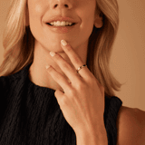 Ring aus 925 Silber mit Herzmotiv