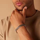 Stainless steel herenarmband gourmetschakel