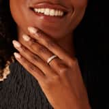 Ring aus 585 Gelbgold mit Diamant, 0,20 ct