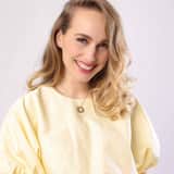 Zilveren ketting 2cirkels gravering voor dames